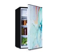 Klarstein Réfrigérateur-congélateur CoolArt 79 L / 9 L – Silencieux 41 dB – Bleu