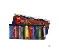 Caran d'Ache – Craies à la cire – Néocolor® I – Boîte 30 couleurs – Multicolore – Mixte