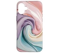 Pastel Abstrait Fluide Art Blush Rose Lavande Coque pour iPhone 16 Plus