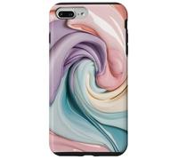 Pastel Abstrait Fluide Art Blush Rose Lavande Coque pour iPhone 7 Plus/8 Plus