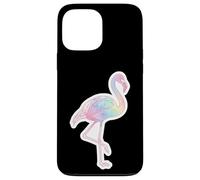 Pastel Aquarelle Flamant Rose Amoureux des Oiseaux Art Artistique Femme Coque pour iPhone 13 Pro Max