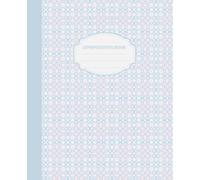 Pastel Blue Composition Book: Aesthetic College Ruled Notebook with 110 Pages Soft Pastel Blue Design 75 x 925 Inches for School Journaling and Writing for women girls and teens