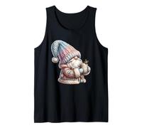 Pastel Christmas GNOME for Women with Hot Cocoa Mug for Xmas Débardeur