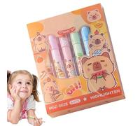 Pastel Cool Swing | Stylos de surligneur - Jeu de journaling à double pointe | Stylos Fluorescents Highligh | Marqueurs Et Surligneurs à pointes larges Et à double extrémité ,