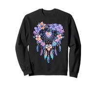 Pastel Dream Catcher Feathers Tribal Native American Sweatshirt