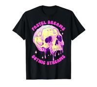 Pastel Dreams, Gothic Streams, passionnés de Gothique T-Shirt Graphique avec Valeur, Homme, Noir, S
