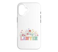 Pastel Floral Avocat Avocat Juridique Professionnel Coque pour iPhone 16