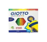 pastel giotto 12 pz supermina 235700