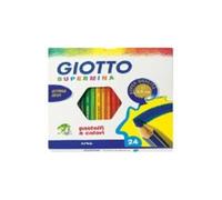pastel giotto 24 pcs supermina 235800
