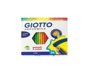 pastel giotto 24 pcs supermina 235800