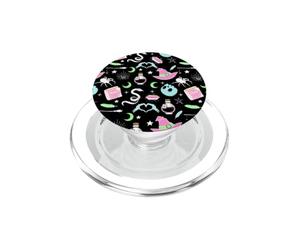 Pastel Goth Aesthetics Witch Potion Hat Halloween Pattern PopSockets PopGrip pour MagSafe