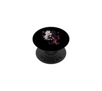 Pastel Goth Anime Girl Kawaii Manga Horreur Effrayant Ours PopSockets PopGrip Adhésif