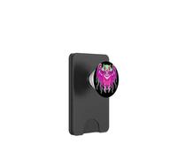 Pastel Goth Cute Creepy 3 Eyed Mothman Beast Kawaii Cryptid PopSockets PopWallet pour MagSafe