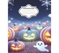 Pastel Gothic Pumpkins Halloween theme Composition Notebook: College Ruled | For Adults or Students | 7.5 x 9.25 inches | 100 Pages | Perfect gift for everyone who loves HALLOWEEN