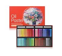 Pastel gras 48 couleurs + 4 blancs, pastel à l'huile, couleurs vives, extra doux, facile à mélanger et estomper, craie grasse durables, adaptés à la peinture, pour étudiants et artistes