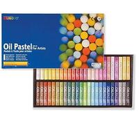 Pastel Huile Mungyo Pigmentation Extra-fine Texture Onctueuse Pouvoir Couvrant 70mm Diamètre 11mm Lot de 48 Assortis