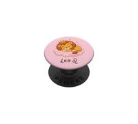 Pastel Kawaii Lion Zodiac Mignon Dormir Lion Nuage Horoscope PopSockets PopGrip Adhésif