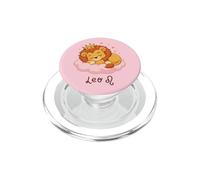 Pastel Kawaii Lion Zodiac Mignon Dormir Lion Nuage Horoscope PopSockets PopGrip pour MagSafe