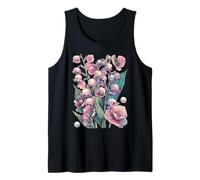 Pastel Lily Fleurs Printemps Amoureux Botanique Rêveur Débardeur