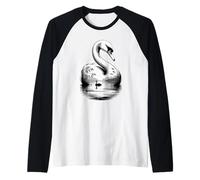Pastel Paint Art Cygne Cygnes Manche Raglan