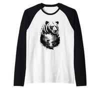 Pastel Paint Art Ours Manche Raglan