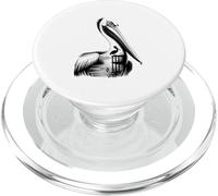 Pastel Paint Art Pélican Pélicans PopSockets PopGrip pour MagSafe