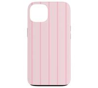Pastel Pink Stripes Thin Vertical Lines Retro Y2K Aesthetic Coque pour iPhone 13