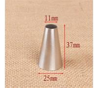 Pastel Redondo Boquillas Pastelería Consejos De Torta De La Taza Crema Decoración Herramienta De Acero Inoxidable Galleta Cupcake De Tuberías De La Boquilla De Diy Macaroon # 2a