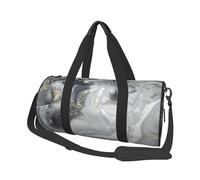 Pastel Splash Abstrait en marbre Gris, Sac de Voyage de Grande capacité, Sac à Main Rond, Sac de Voyage de Sport, fourre-Tout, Sac de Fitness