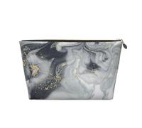 Pastel Splash Abstrait en marbre Gris, Trousse de Maquillage Trousse à cosmétiques Trousse de Toilette de Voyage Portable Pochette de Toilette