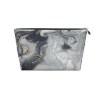 Pastel Splash Abstrait en marbre Gris, Trousse de Toilette Trousse de Maquillage Sac à cosmétiques Trousse de Toilette de Voyage Portable