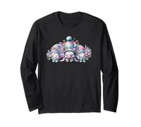 Pastel Spring Gnomes for Grandma Life Floral Lilac Flowers Manche Longue