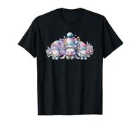 Pastel Spring Gnomes for Grandma Life Floral Lilac Flowers T-Shirt
