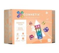CONNETIX Tuiles Magnétiques Pack Carrés Pastel, 40 Pièces