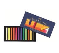 Pastel tendre faber-castell goldfaber studio carré 66mm coloris brillant intense bonne résistance lumière boîte 12u