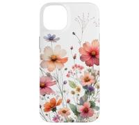 Pastel Wildflower Garden Cottagecore Floral Nature Look Coque pour iPhone 14 Plus