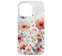 Pastel Wildflower Garden Cottagecore Floral Nature Look Coque pour iPhone 14 Pro Max