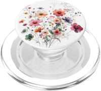 Pastel Wildflower Garden Cottagecore Floral Nature Look PopSockets PopGrip pour MagSafe