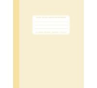 Pastel Yellow Composition Notebook 5x5 Graph: Math Grid Paper, Engineering Notepad, 100 Sheets (200 Pages), 7.5" x 9.25"