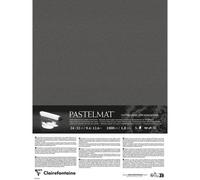 Clairefontaine 796009C - Contrecollé Papier Pastelmat - 5 Feuilles Contrecollées Carte Spéciale pour Pastels Secs - 24x32 cm 360g 1,8 mm - Anthracite