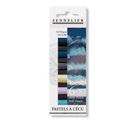 Pastels à l'écu - Sennelier - Ciel orageux - Étui de 6 demi-pastels - Dimensions 15x5x2 cm