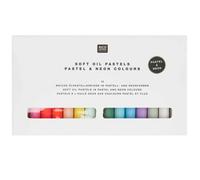 Pastels À L'huile - Couleurs Pastels - 12 Pcs