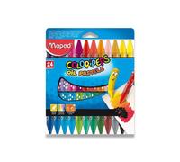 Pastels à l'huile Maped Color'Peps, 24 couleurs Maped
