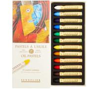 Pastels à l'huile - Sennelier - Ensemble de 12 - Couleurs variées - Haute qualité - Mixte