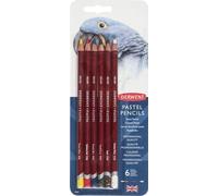 Pastels au crayon DERWENT, 6pcs