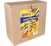 Pastels d'artiste Creativity Street, carr s, longueur 0,4 cm, assortis, 144 pi ces par lot