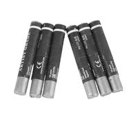 Pastels d'huile, Coloriage Stylos 6pcs Pigment Portable Pigment Pasttels pour l'art Petit et Portable pour le Mélange et l'ombrage (SILVER)