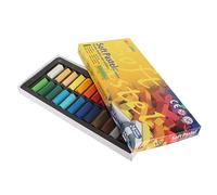 Pastels Doux, Colorfast 24 Couleurs Faciles à Mélanger Ensemble de Bâtons de Pastel Doux pour Enfants pour la Superposition