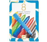 Pastels gel - DJECO - Classique - 8 couleurs - Mixte - À partir de 5 ans