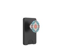 Pastels Modernes Majolique Corail écume de mer Bleu Arabesque PopSockets PopWallet pour MagSafe